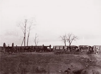 Fort Brady, Virginia, nahe Dutch Gap, 1865