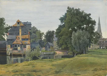 Houghton Mill, in der Nähe von St Ives, Huntingdonshire, 1889