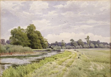 Am Fluss Ouse, Hemingford Grey, 1904