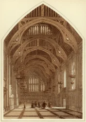 Guildhall Innenansicht, City of London, 1886