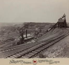Knickerbocker Colliery bei Shenandoah, Lehigh Valley Railroad