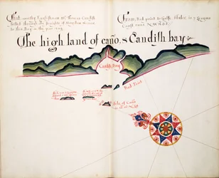 Das Hochland von Cano und Candish Bay