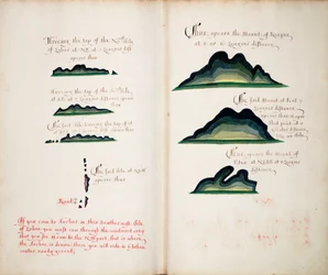 Ansichten von Isla Lobos und Bergen