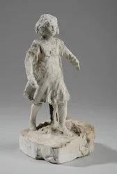 Modell für Figur eines laufenden Mädchens