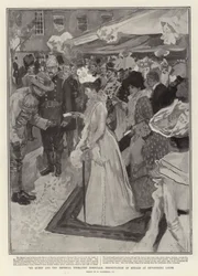 Die Königin und die Imperial Yeomanry Krankenhäuser, Medaillenverleihung im Devonshire House