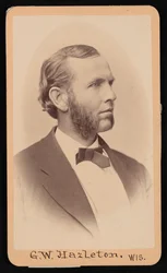 Porträt von Gerry Whiting Hazleton 1829-1920, vor 1876