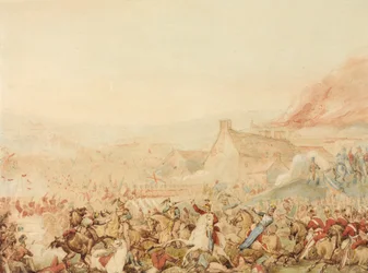Die Schlacht von Waterloo, 1815, ca. 1818