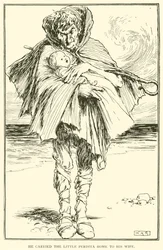 Er brachte die kleine Perdita zu seiner Frau nach Hause