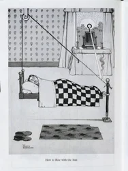 Wie man mit der Sonne aufsteht, Illustration aus „Inventions“