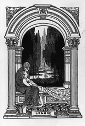 Lenore, aus „Die Gedichte von Edgar Allan Poe“, 1900