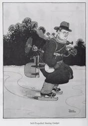 Selbstfahrendes Schlittschuhgerät, Illustration aus 