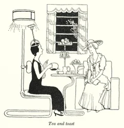 Tee und Toast (Lithografie)