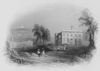 Dangan Castle, der Geburtsort seiner Gnaden des Herzogs von Wellington (Stich)