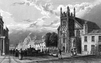 Billericay, Essex, graviert von Henry Wallis, 1833
