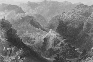 Burg bei Djouni, Libanongebirge