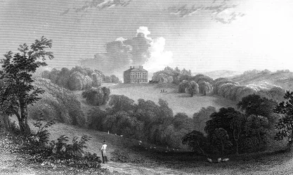 Copped Hall, Essex, graviert von Thomas Garner, 1832