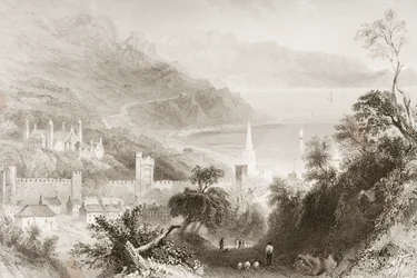 Glenarm, County Antrim, Nordirland, aus 