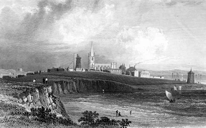 Harwich, Essex, graviert von Henry Adlard, ca. 1832