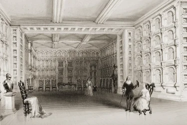 Der Eichenraum, Malahide Castle, County Dublin, Irland, aus 