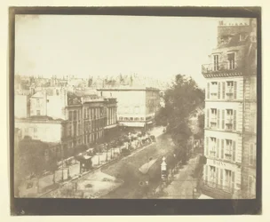 Ansicht der Boulevards in Paris