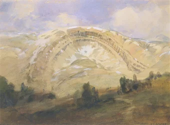 Gefaltete Schichten, ein Großes Geologisches Gewölbe, Colorado