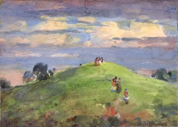 Auf dem Sonnenuntergangshügel, 1926