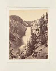 Unterer Wasserfall des Yellowstone, Nahansicht