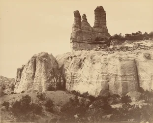Navajo-Kirche nahe Fort Wingate, New Mexico