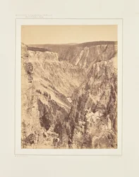 Der Grand Canyon, eine Meile unterhalb der Wasserfälle