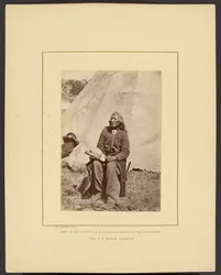 [Washakie oder Schießt den Büffel im Lauf, Shoshone, Wind River Mountains, Wyoming]