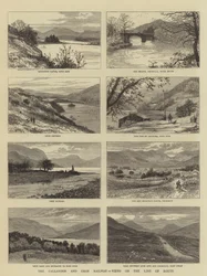 Die Callander und Oban Eisenbahn, Ansichten entlang der Route