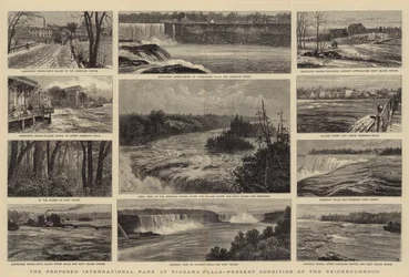 Der vorgeschlagene internationale Park bei den Niagarafällen, aktueller Zustand der Nachbarschaft
