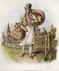Der Bäcker, Illustration aus 