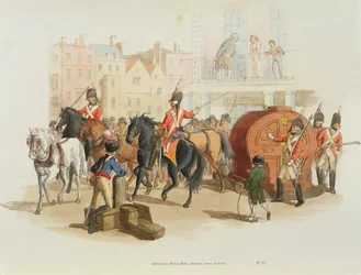 Das Lotterierad, graviert vom Künstler, 1805