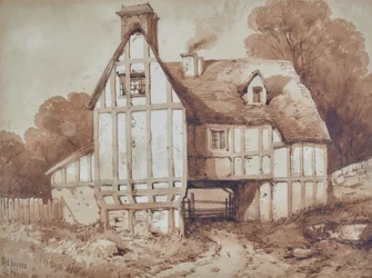 Alte Häuser in Penshurst, Kent
