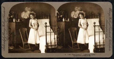 Oh, dieses Korsett nach der Oper, ca. 1900