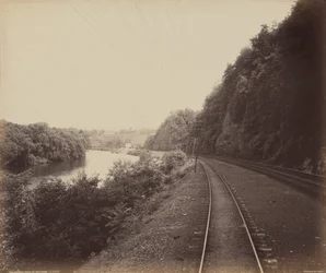 Rockdale-Kurve, am Lehigh, um 1895