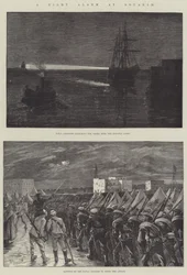 Ein Nachtalarm in Souakim