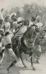 Mahratta-Freibeuter auf einem Raubzug