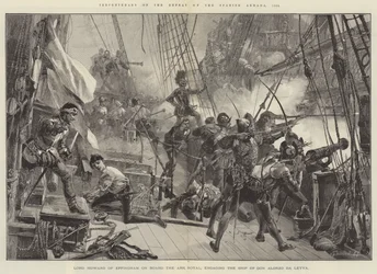 Dreihundertjahrfeier der Niederlage der Spanischen Armada, 1588