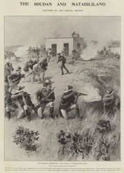 Der Matabili-Aufstand, die Schlacht bei der Colenbrander-Farm