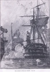 Der russische Angriff auf Sinope 1853 n. Chr.
