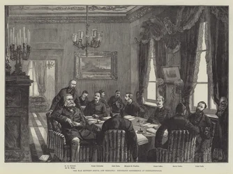 Der Krieg zwischen Serbien und Bulgarien, diplomatische Konferenz in Konstantinopel