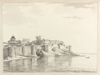 Ansicht des Forts von Allahabad