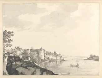 Ansicht des Forts von Allahabad