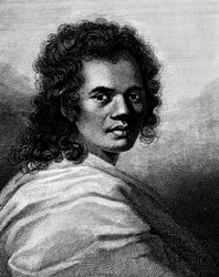 Omai, graviert von J. Caldwall, 1777