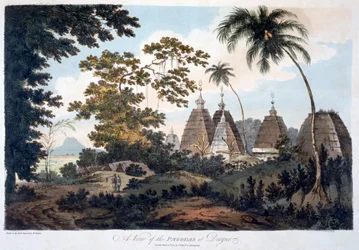 Pagoden in Deogur, 1787
