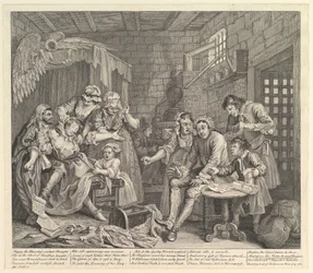 Der Werdegang eines Wüstlings, Tafel 7, 25. Juni 1735