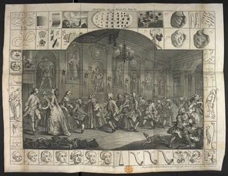 Eine große Anzahl von Menschen tanzt
