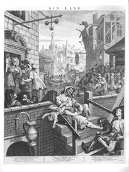 Gin-Gasse, 1751
